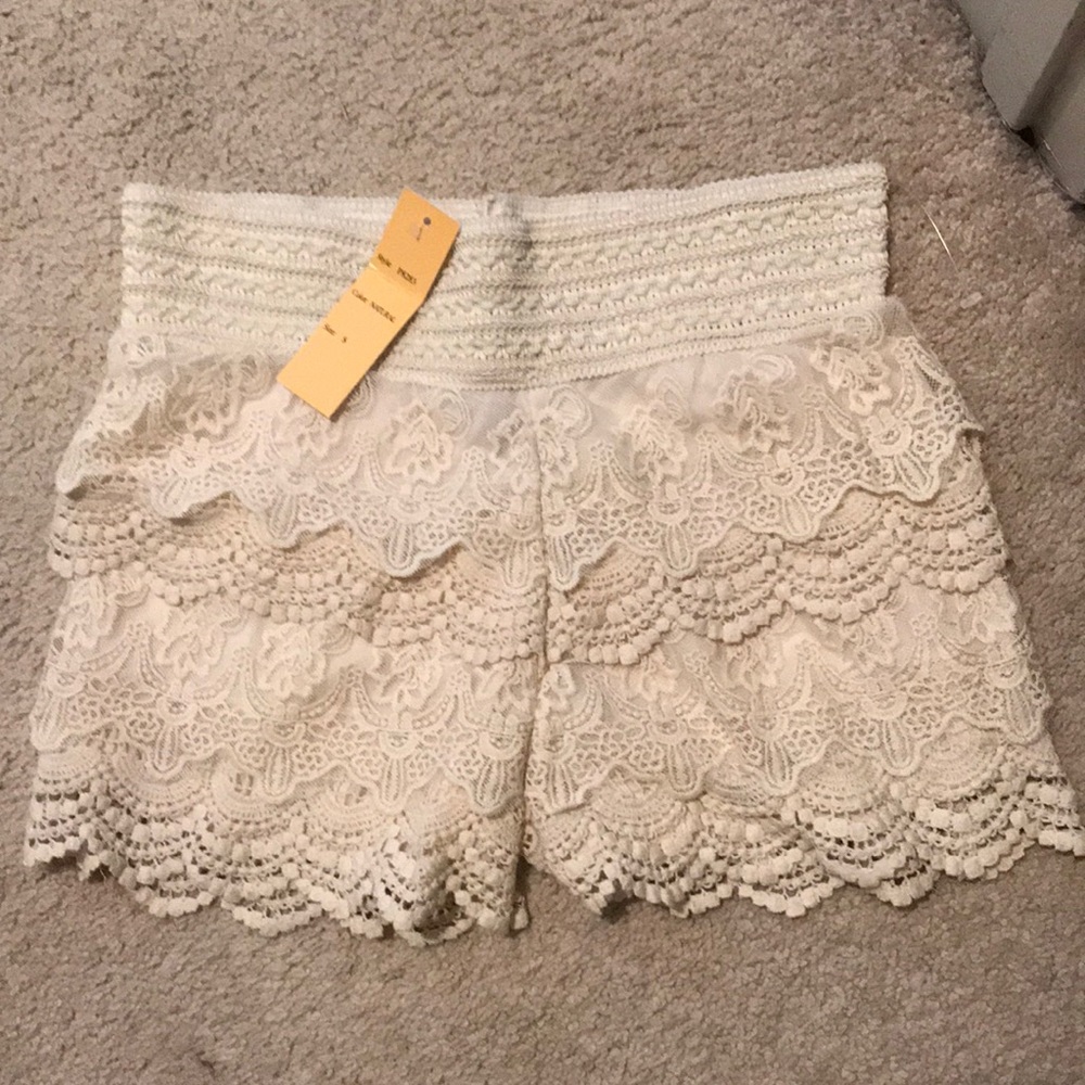 Lace shorts